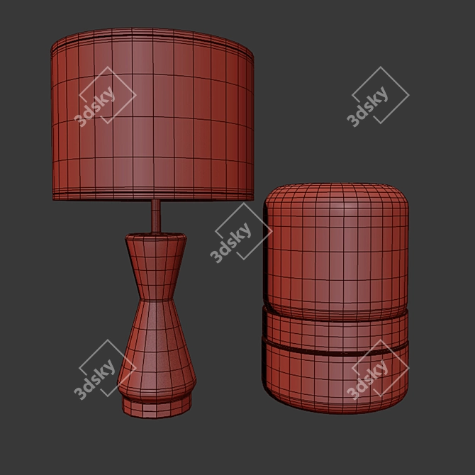 Versatile 3D Max & Vray/Corona Lamp 3D model image 2