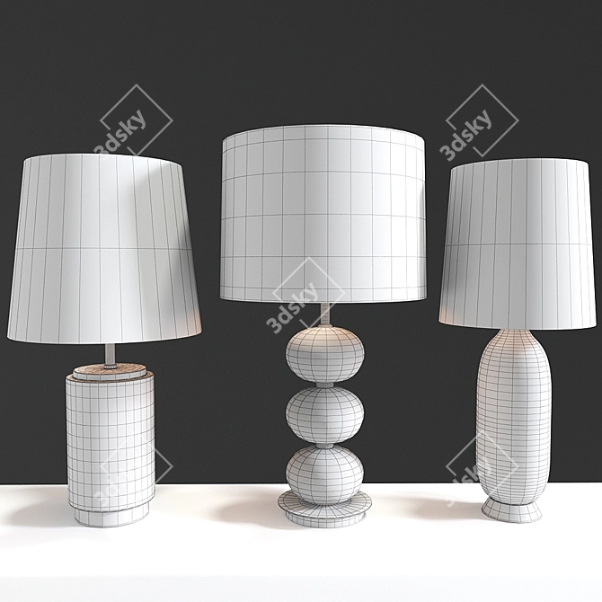 Modern Table Lamp with 3dsmax 2011 & 2015, Vray & Corona 3D model image 2