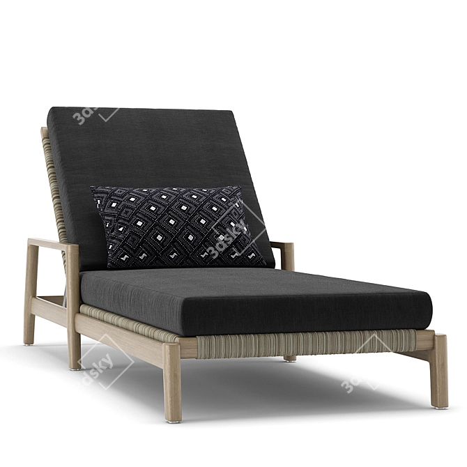 RH Outdoor Mesa Chaise: Ultimate Patio Relaxation 3D model image 2