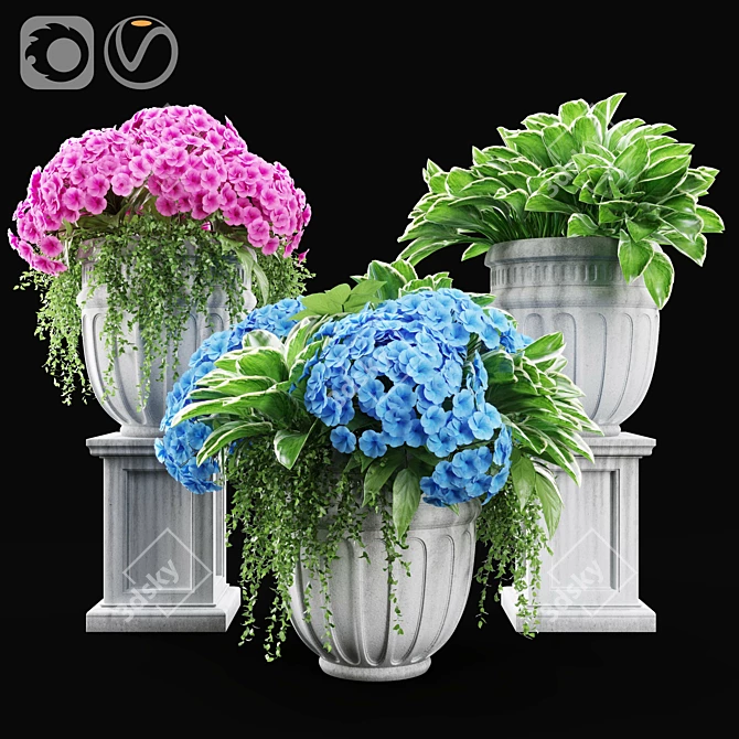 'Mixed Greenery Collection' 3D model image 1