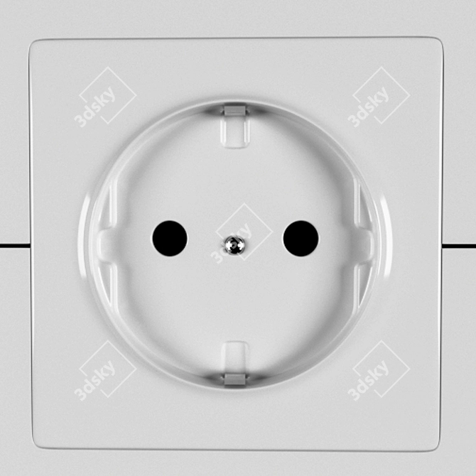 SmartPower Sockets 3D model image 3