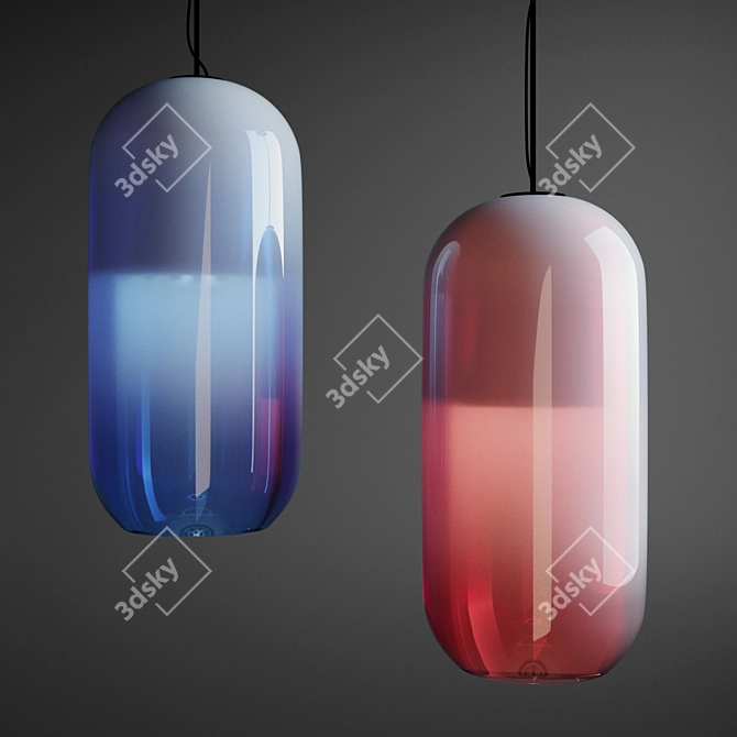 Gople Pendant Light: Stylish Illumination 3D model image 1