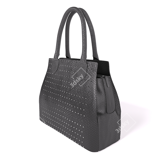 Elegant CHANEL Handbag 3D model image 1