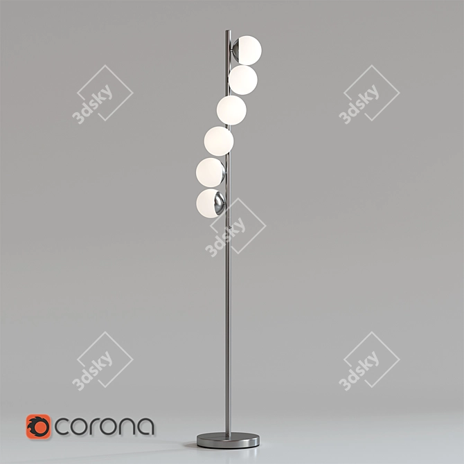 Modern LED Floor Lamp: Comfort and Style 3D model image 2