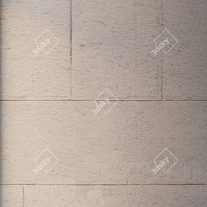 Seamless Detailed Concrete Texture 3D model image 3