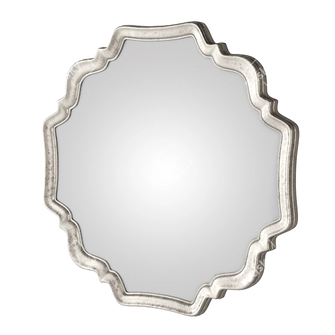 Emilia Star Mirror: Handcrafted Elegance 3D model image 2
