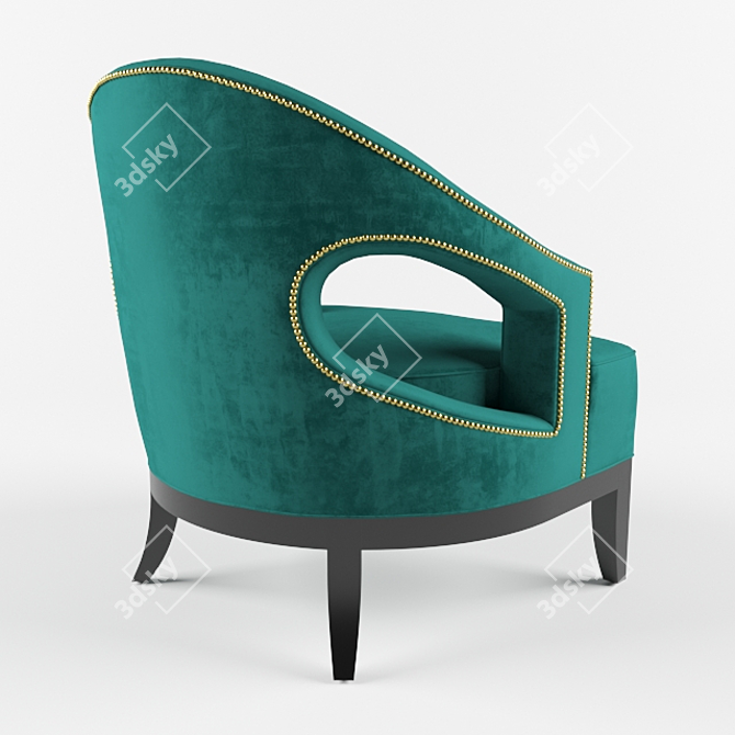 Stylish Saffron Chair | Littlefair London 3D model image 2