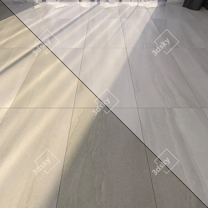 Elegant Marble Floor Collection 3D model image 1