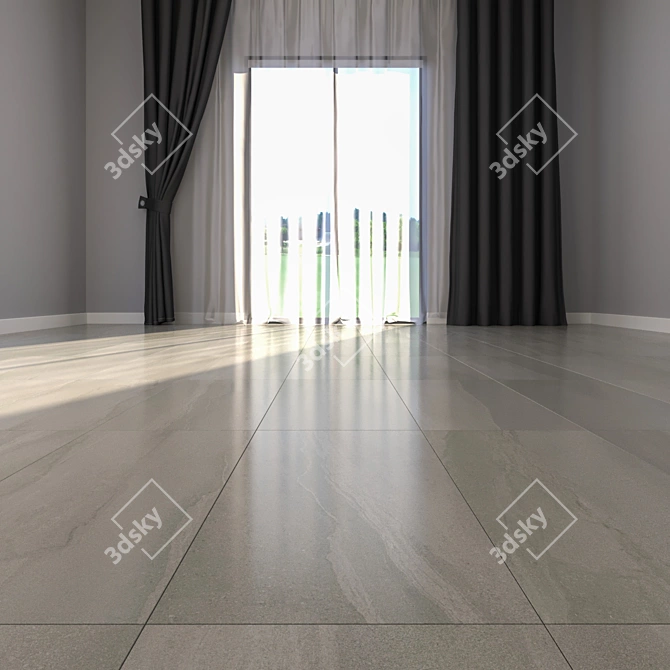 Elegant Marble Floor Collection 3D model image 2