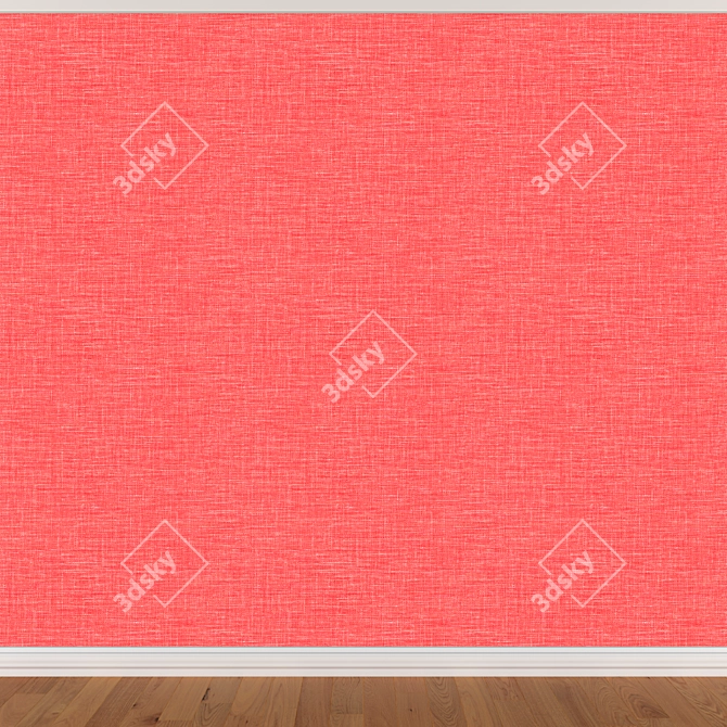 Seamless Wallpaper Set - 3 Colors 3D model image 3