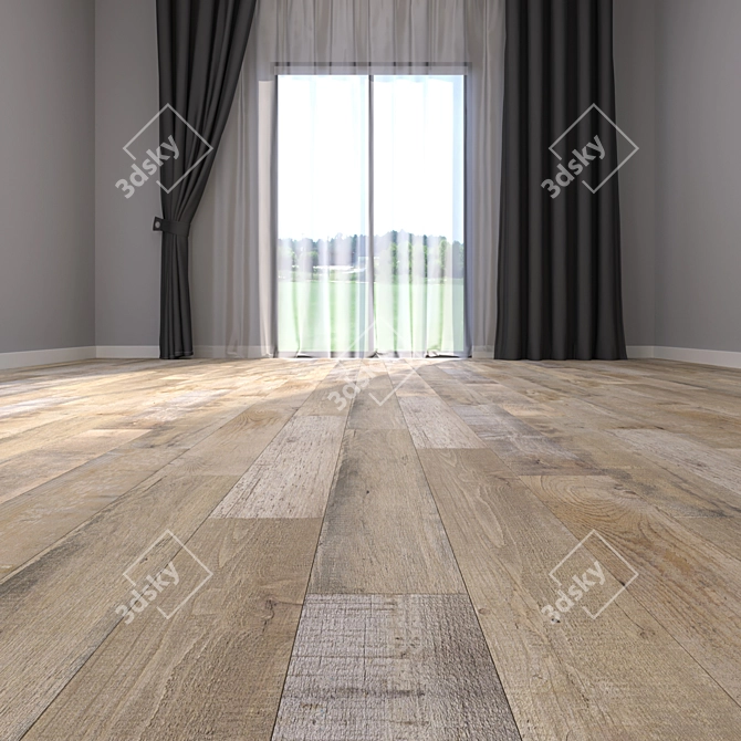 Premium Parquet Floor Collection 3D model image 2