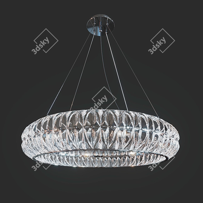 Elegant Astoria Chandelier for Dazzling Ambiance 3D model image 1