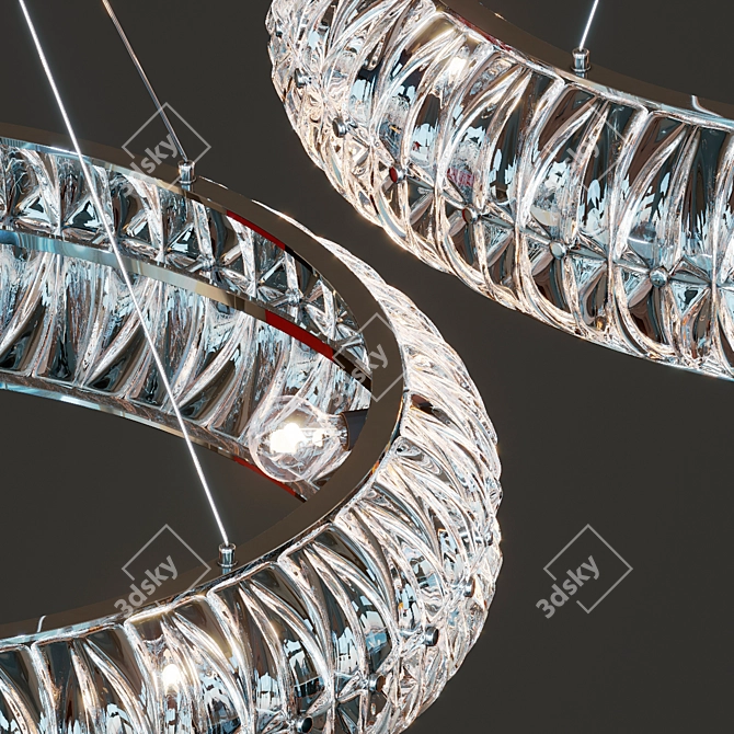 Elegant Astoria Chandelier for Dazzling Ambiance 3D model image 2