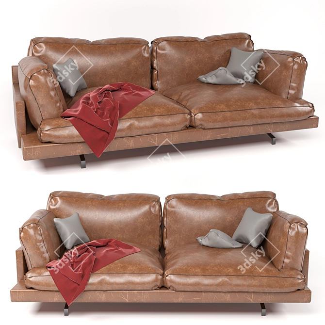 Modern Comfort Sofa 3D model image 1