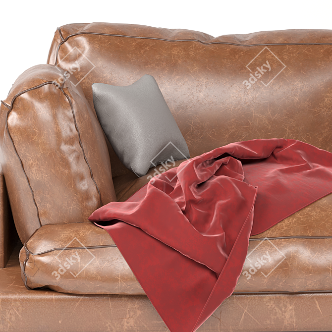 Modern Comfort Sofa 3D model image 2