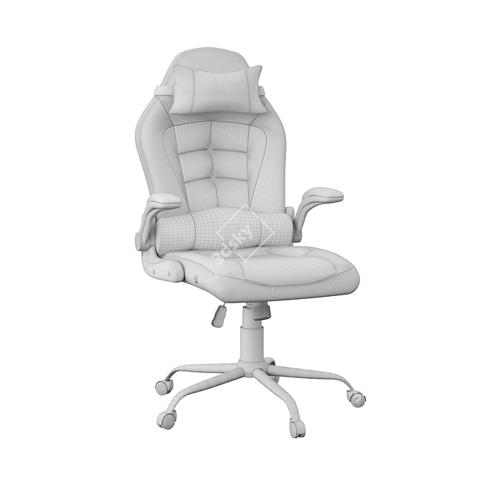 Epic Comfort Gaming Chair 3D model image 3