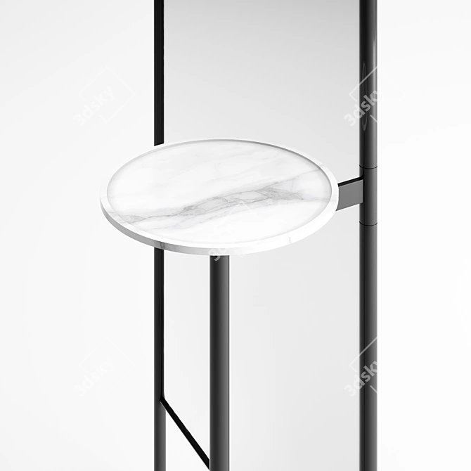 Elegant SP01 Michelle Floor Mirror 3D model image 2