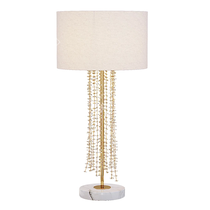 Elegant Medusa-inspired Table Lamp - K2KR0700T-1 3D model image 1