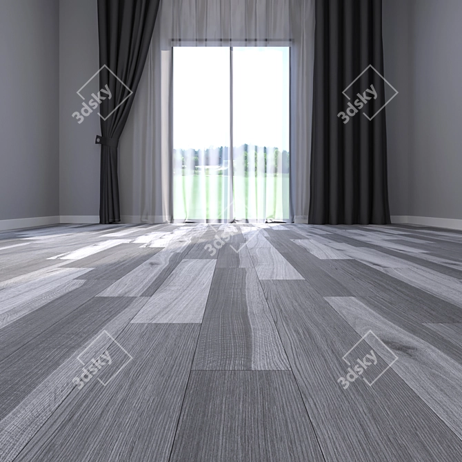 Premium Parquet Flooring Set 3D model image 2