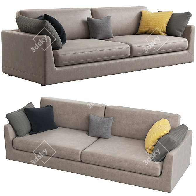 PHOENIX Sofa - Luxurious Comfort in a Stylish Design 3D model image 1