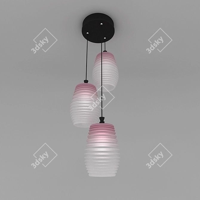 Corona Ceiling Light: Enhance Your Space 3D model image 1