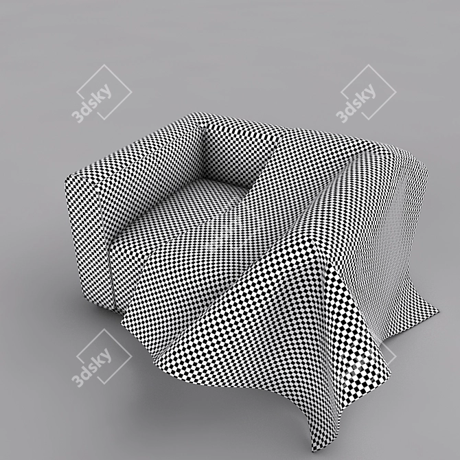 Luxury Leather Sofa - Vray & Corona - FBX Files 3D model image 3