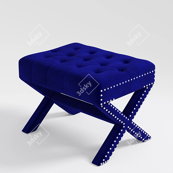 Classic Ottoman by Garda Decor 3D model image 1