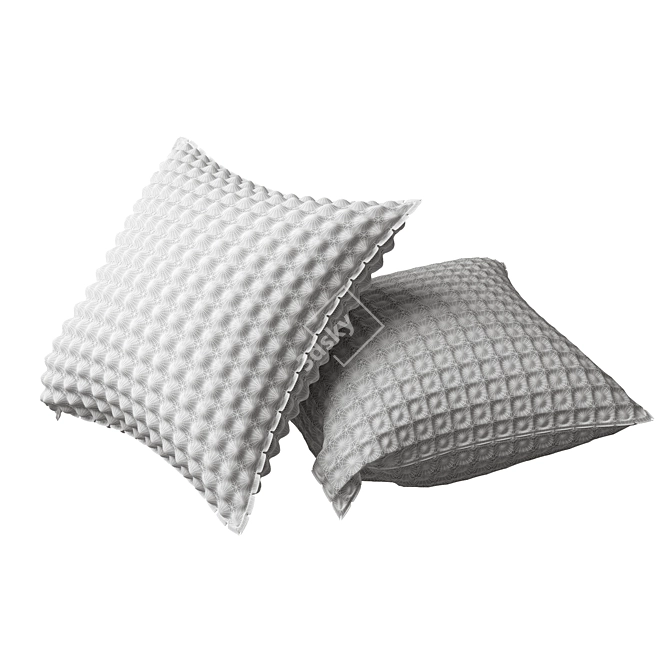 Modern Style Electric Pillows 3D model image 2