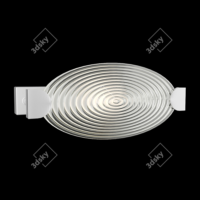 Glamorous Houston Wall Sconce 3D model image 1