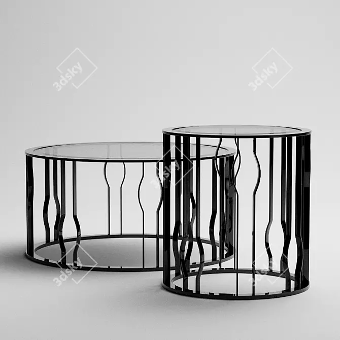 Livori Taro Tirso Coffee Table 3D model image 1