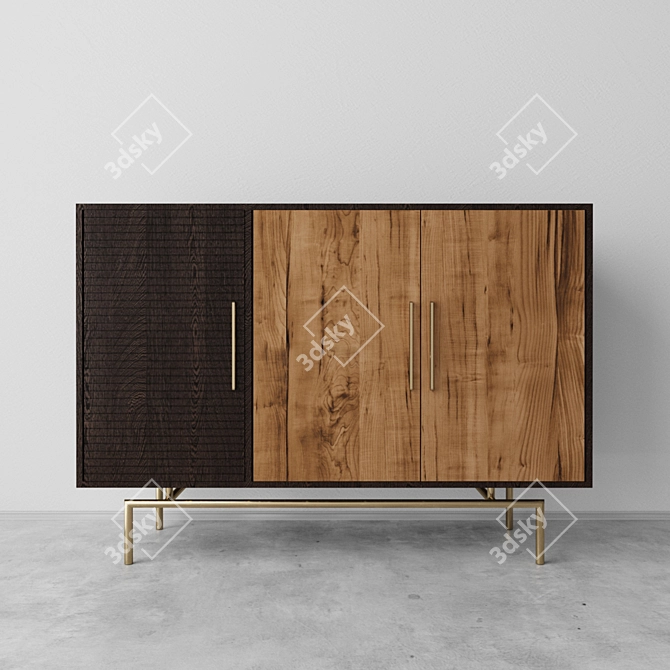 Elegant Buffet Storage by Nordal 3D model image 1