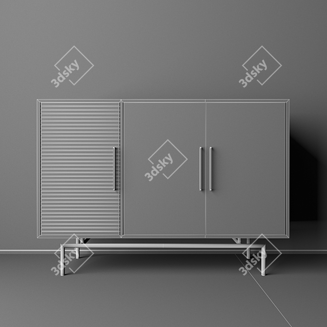 Elegant Buffet Storage by Nordal 3D model image 3