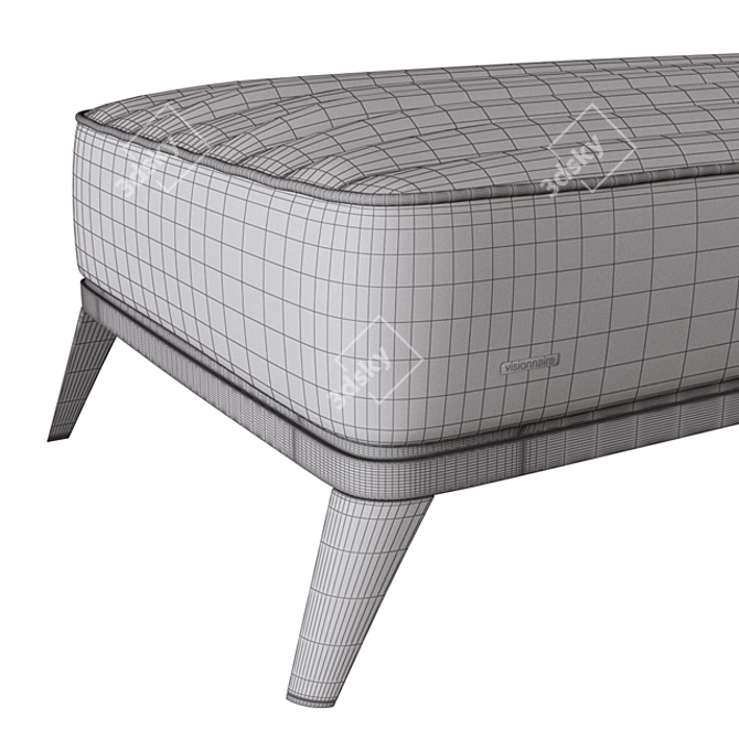 Luxurious Visionnaire Blondie Bench: Stylish Design, Premium Quality 3D model image 3