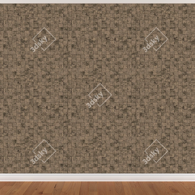 Seamless Wallpaper Set (3 Colors) 3D model image 3