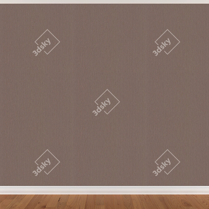 Seamless Wallpapers Set: 3 Colors 3D model image 2