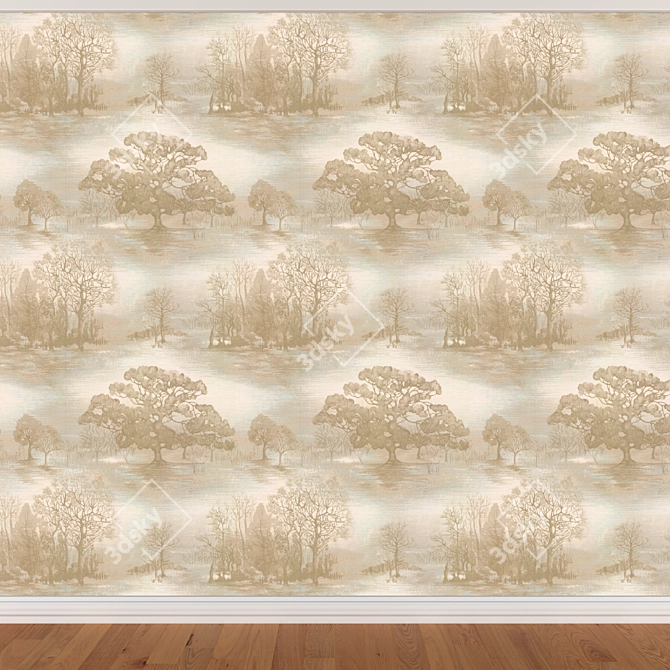 Seamless Wallpaper Set(3 Colors) 3D model image 3