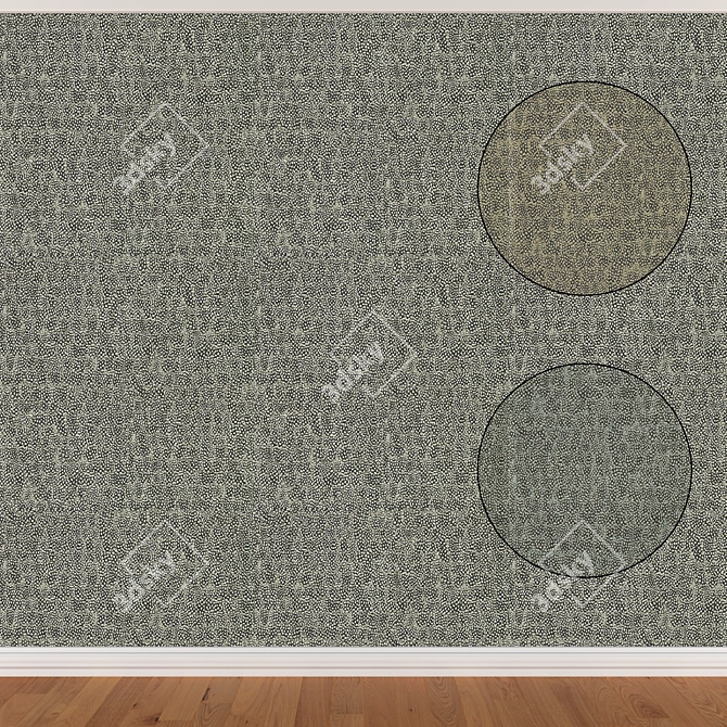 Seamless Wallpaper Set - Seth 115 (3 Colours) 3D model image 1