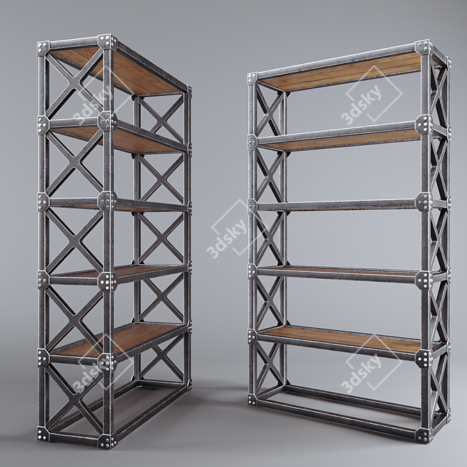 Versatile Loft Rack Solution 3D model image 1