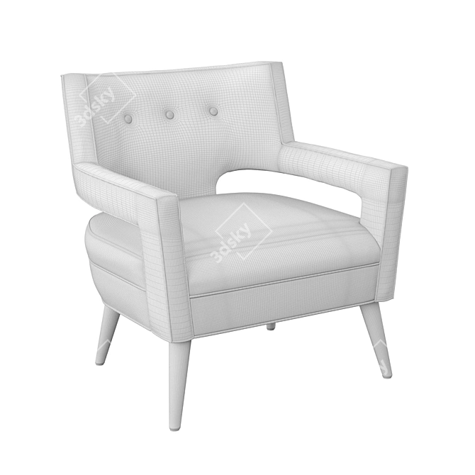 ErgoFlex Comfort Chair 3D model image 3