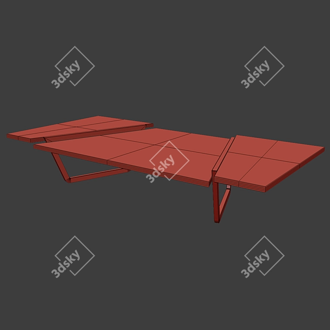 Modern Italian Small Table: Pangea 3D model image 3