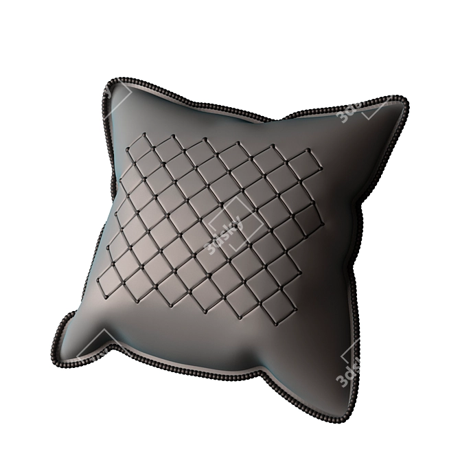 Velvet Classic Pillow 3D model image 3