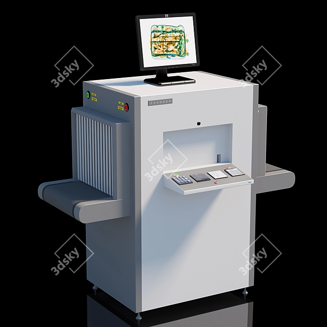 SecureScan Baggage Scanner 3D model image 1