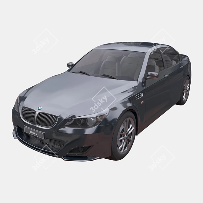 BMW M5 - High-Performance Luxury Sedan 3D model image 1