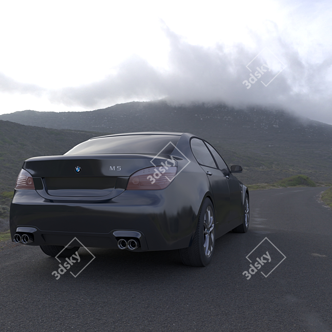 BMW M5 - High-Performance Luxury Sedan 3D model image 3