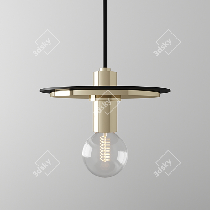 Mitzi Milo Pendant: Small, Sleek, Stylish 3D model image 1