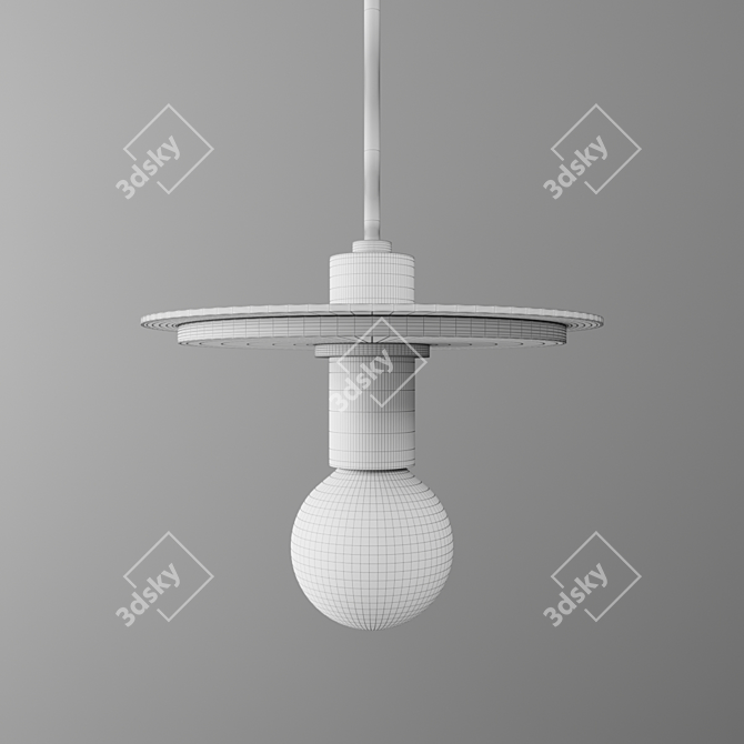 Mitzi Milo Pendant: Small, Sleek, Stylish 3D model image 3