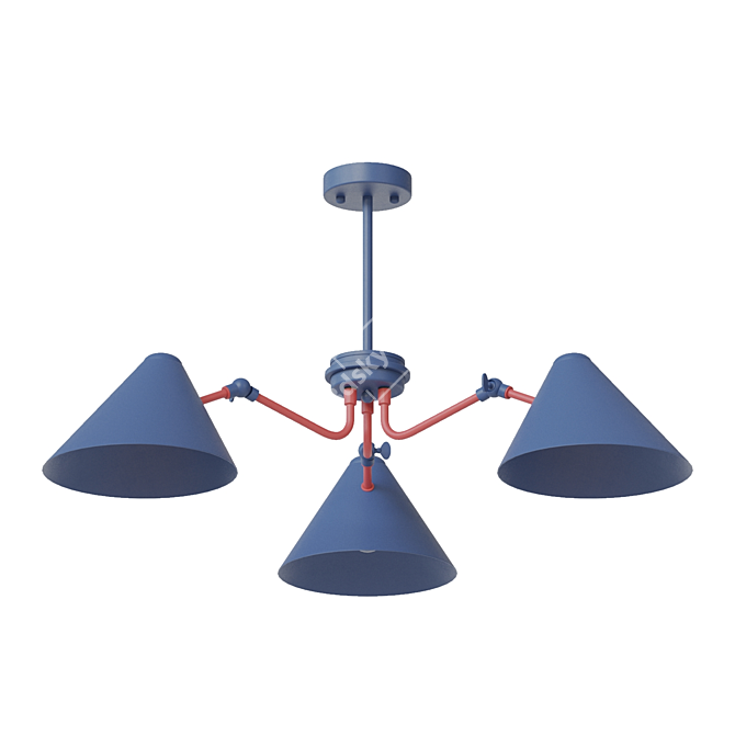 MW-Light Chile Pendant Light 800mm - Modern Design 3D model image 2