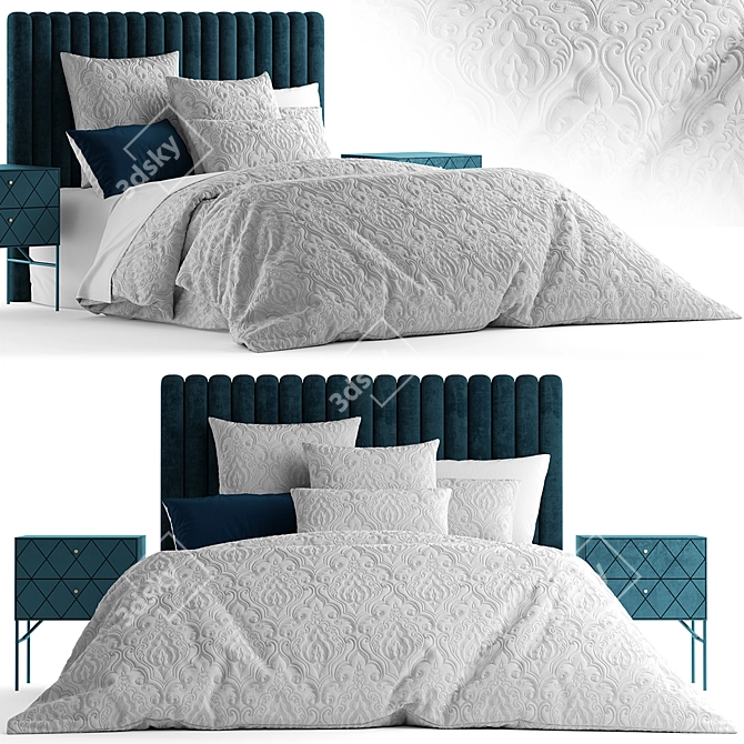 Luxury Dream Bed: Adairs Australia 3D model image 1