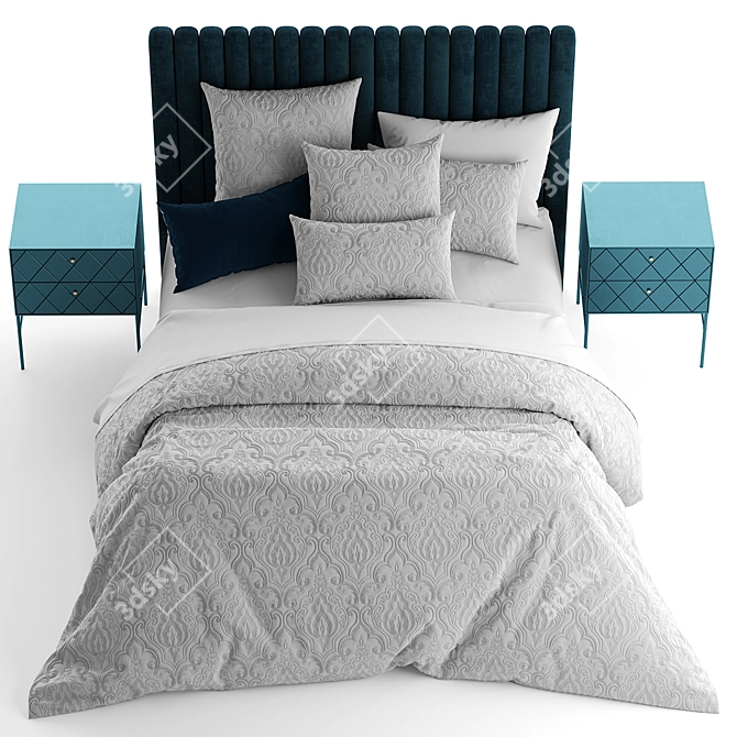 Luxury Dream Bed: Adairs Australia 3D model image 2