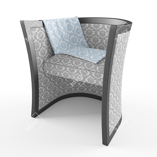 Modern Darmart Elbi Chair: Sleek Design & High Quality 3D model image 1